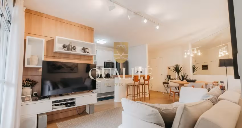 Apartamento com 72 m2, 2 dormitórios, 1 suíte, 2 banheiros, vaga de garagem. bairro  itacorubi - florianópolis - r$ 890.000