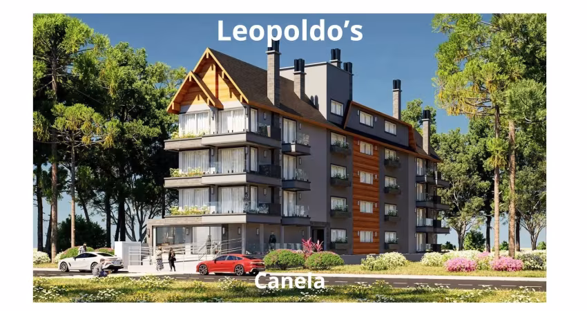 Apartamentos de 1 a 2 dormitórios alto padrão com suítes na planta no centro de canela