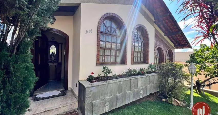 Casa com 5 dormitórios à venda, 350 m² por r$ 2.300.000,00 - belvedere - belo horizonte/mg