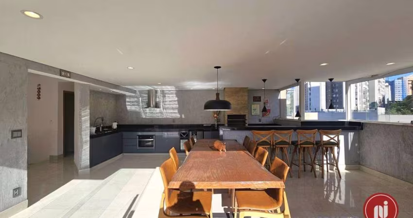 Cobertura com 3 dormitórios para alugar, 185 m² por R$ 9.398,00/mês - Buritis - Belo Horizonte/MG