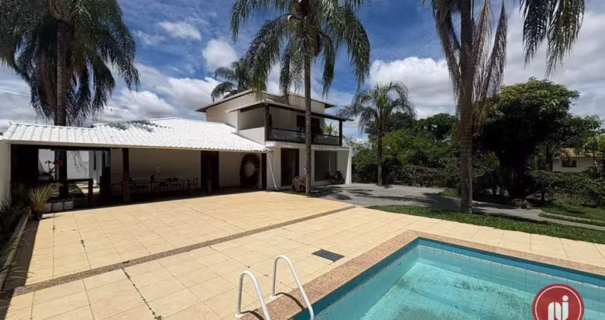 Casa com 3 dormitórios à venda, 500 m² por r$ 2.500.000,00 - condados da lagoa - lagoa santa/mg