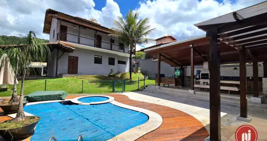 Casa com 4 dormitórios à venda, 367 m² por r$ 2.200.000,00 - le cottage - nova lima/mg