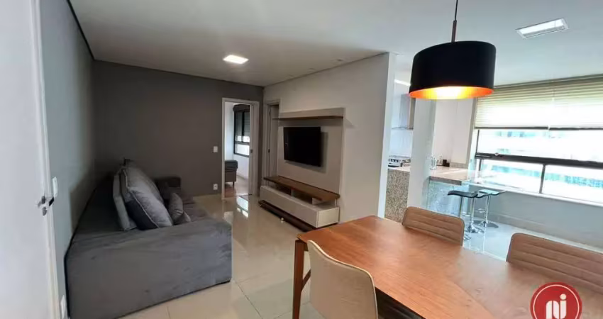 Apartamento com 1 dormitório para alugar, 52 m² por r$ 5.825,00/mês - vila da serra - nova lima/mg