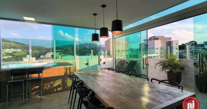 Cobertura com 3 dormitórios à venda, 157 m² por R$ 1.380.000,00 - Buritis - Belo Horizonte/MG
