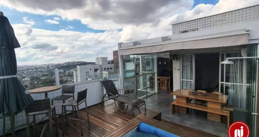 Cobertura com 2 dormitórios à venda, 135 m² por R$ 1.350.000 - Buritis - Belo Horizonte/MG