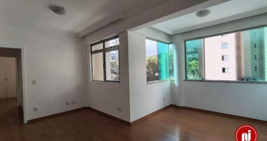 Apartamento com 3 dormitórios para alugar, 80 m² por R$ 4.452/mês - Buritis - Belo Horizonte/MG