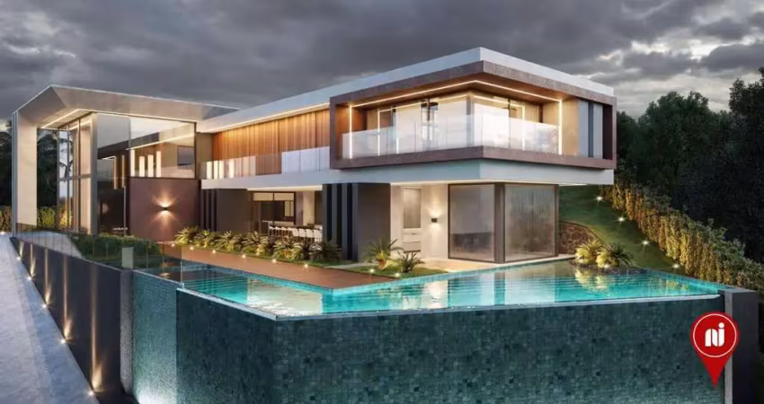 Casa com 5 dormitórios à venda, 752 m² por r$ 9.800.000 - condomínio quintas do sol - nova lima/minas gerais