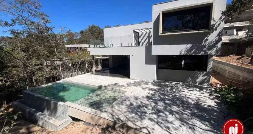 Casa com 4 dormitórios à venda, 648 m² por r$ 5.780.000 - condomínio quintas do sol - nova lima/mg