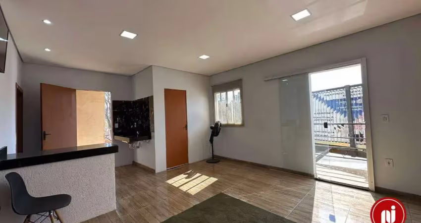 Apartamento com 1 dormitório para alugar, 55 m² por r$ 1.700/mês - santa cruz - brumadinho/mg