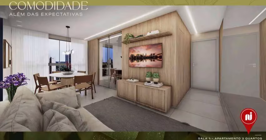 Apartamento com 3 dormitórios à venda, 72 m² por r$ 870.000 - buritis - belo horizonte/mg