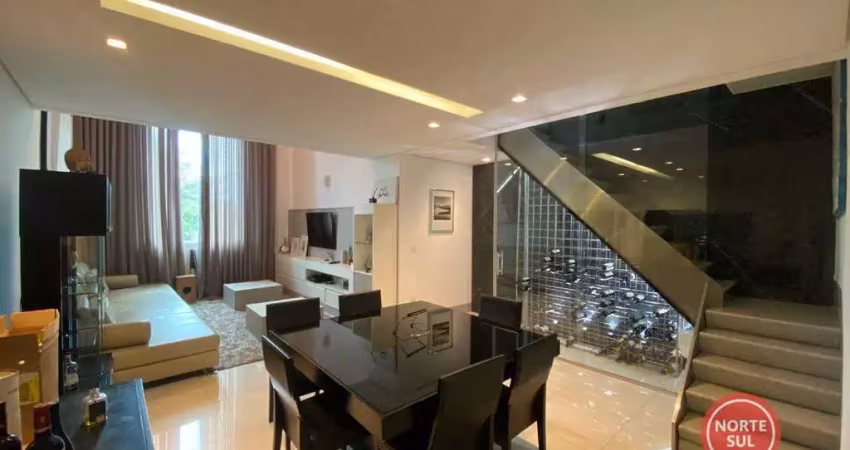 Cobertura com 3 dormitórios para alugar, 196 m² por r$ 7.016,26/mês - do carmo - brumadinho/mg