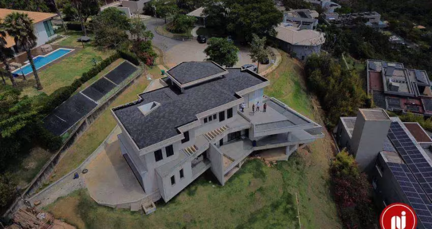 Casa com 6 dormitórios à venda, 520 m² por r$ 8.900.000,00 - vale dos cristais - nova lima/mg