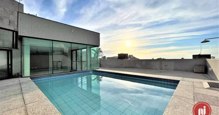 Cobertura semi-mobiliada com 4 dormitórios à venda, 350 m² por R$ 5.000.000 - Belvedere - Belo Horizonte/MG