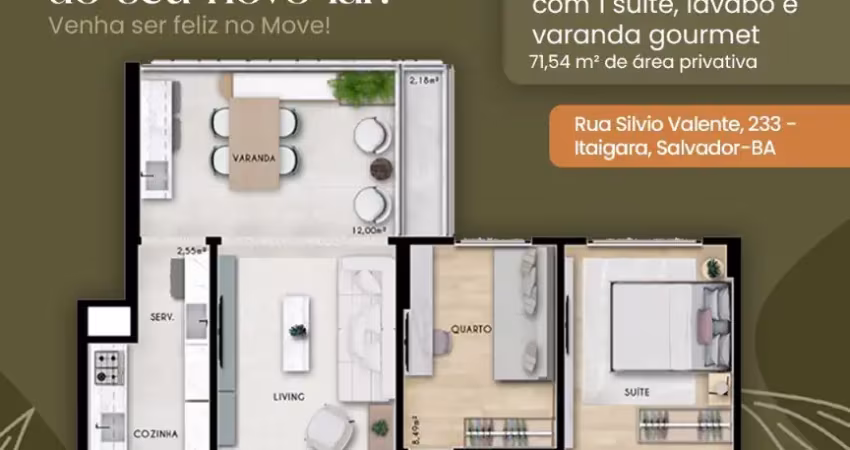 Seu 2/4 no coração do itaigara – conforto e localização privilegiada!