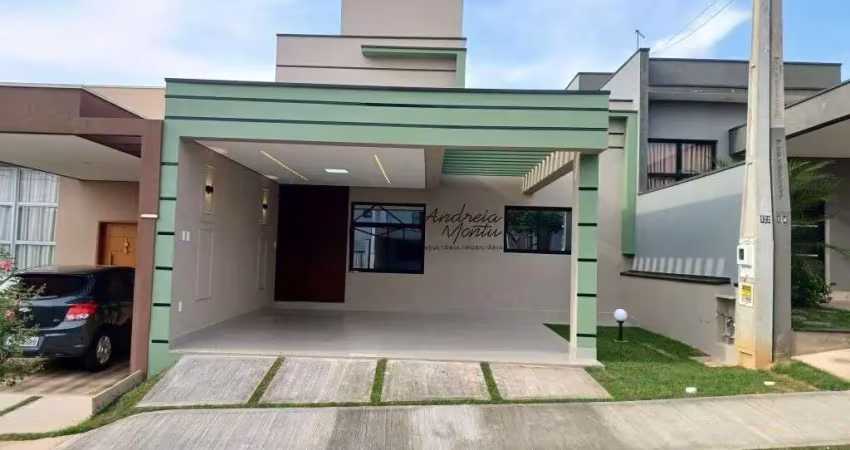 Casa nova dentro de condomínio fechado no interior de sp.