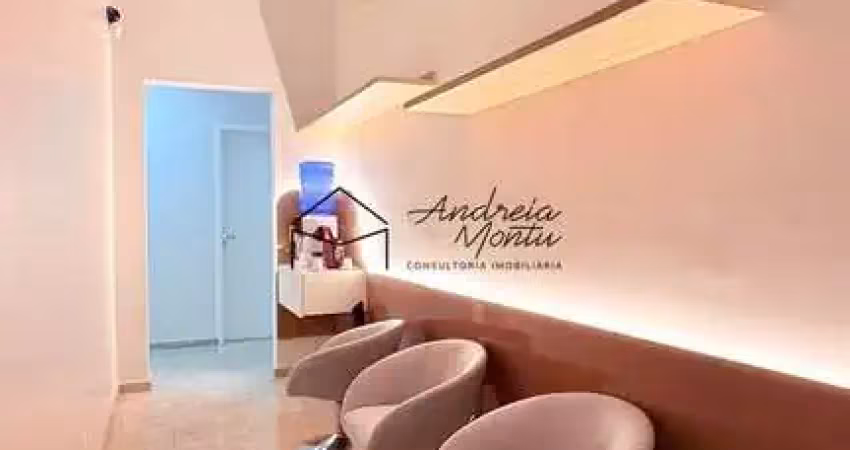 Sala comercial 23m² com lavabo privativo - banheiro coletivo e sala de espera
