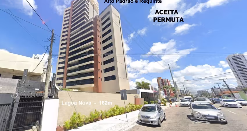Francisco de goya, 164m, permuta, andar alto, 4 dormitórios com 3 suítes, 3 vagas, lagoa nova