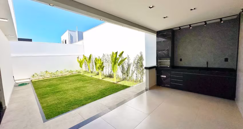 Casa à venda no residencial santana: 190m², área gourmet e suíte master com ar condicionado