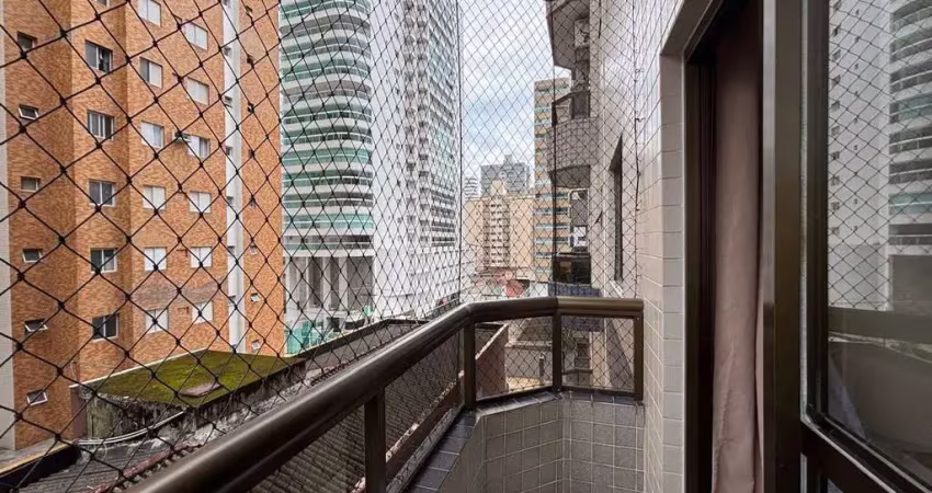 Apartamento para venda em praia grande, tupi, 1 dormitório, 1 banheiro, 1 vaga