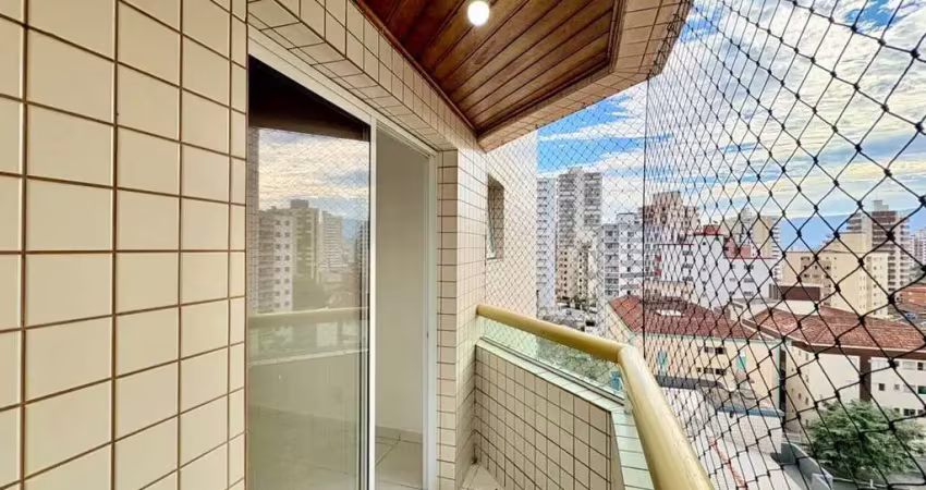 Apartamento para venda em praia grande, tupi, 1 dormitório, 1 banheiro, 1 vaga