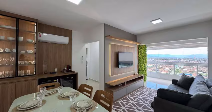 Apartamento para venda em praia grande, maracana, 2 dormitórios, 1 suíte, 1 banheiro, 1 vaga