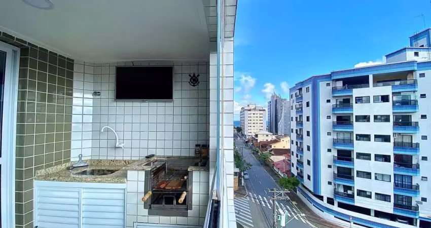 Apartamento para venda em praia grande, mirim, 2 dormitórios, 1 suíte, 1 banheiro, 1 vaga