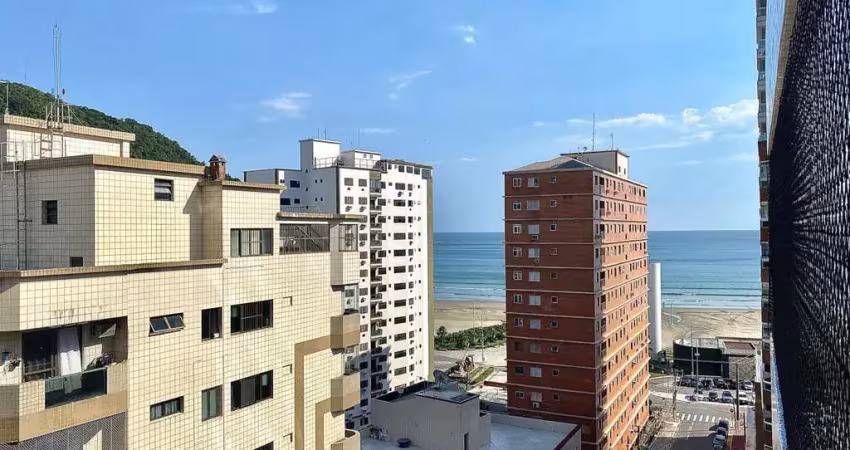 Apartamento para venda em praia grande, guilhermina, 1 dormitório, 1 banheiro, 1 vaga