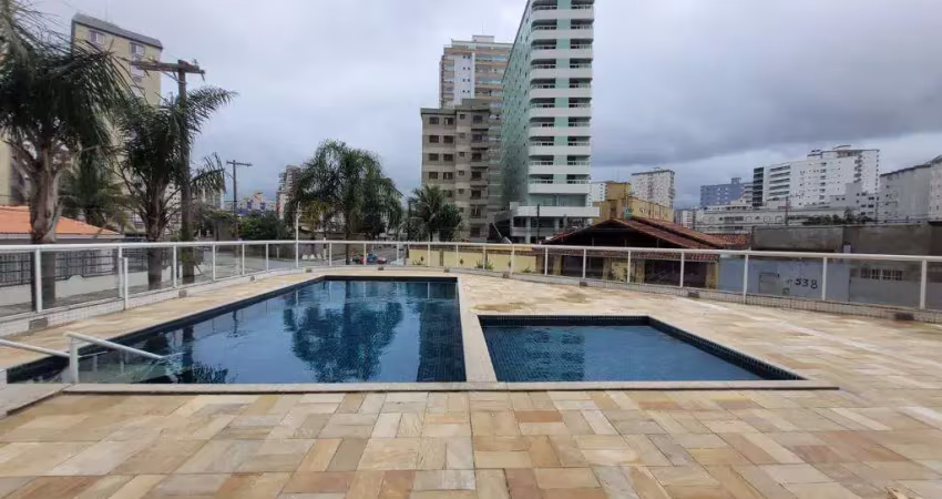 Apartamento para venda em praia grande, caiçara, 1 dormitório, 1 banheiro, 1 vaga