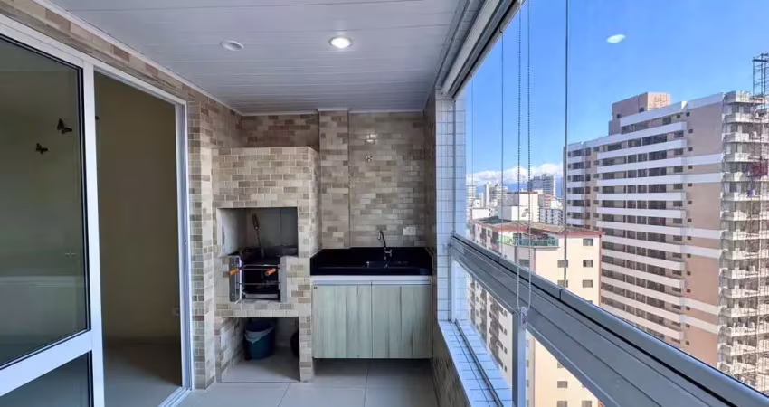 Apartamento para venda em praia grande, guilhermina, 2 dormitórios, 1 suíte, 1 banheiro, 2 vagas