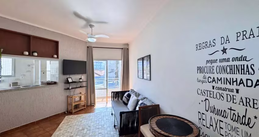 Apartamento para venda em praia grande, caiçara, 1 dormitório, 1 banheiro, 1 vaga