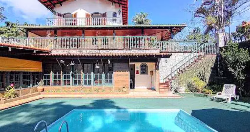 Casa com 4 dormitórios à venda, 263 m² por r$ 1.300.000,00 - bom retiro - teresópolis/rj