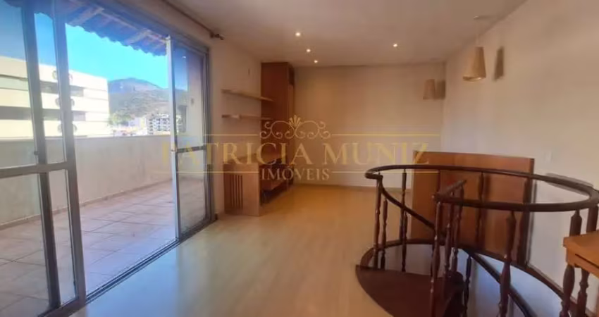 Cobertura duplex para venda em rio de janeiro, botafogo, 2 dormitórios, 1 suíte, 4 banheiros, 1 vaga