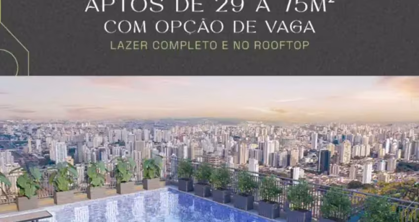 Lançamento na chácara klabin ao lado do metrô  santos-imigrantes. studios 1 a 3 dorms.