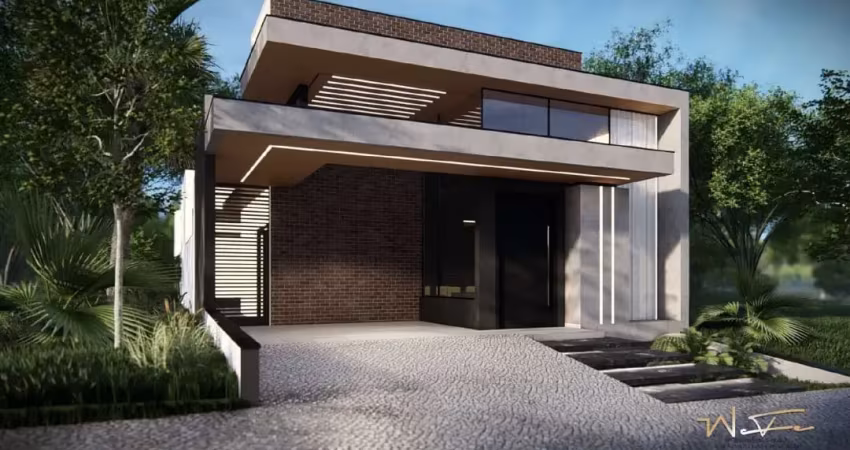 Belíssima casa em fase de acabamento no cond. golden park alpha. piscina, energia fotovoltaica, água quente.