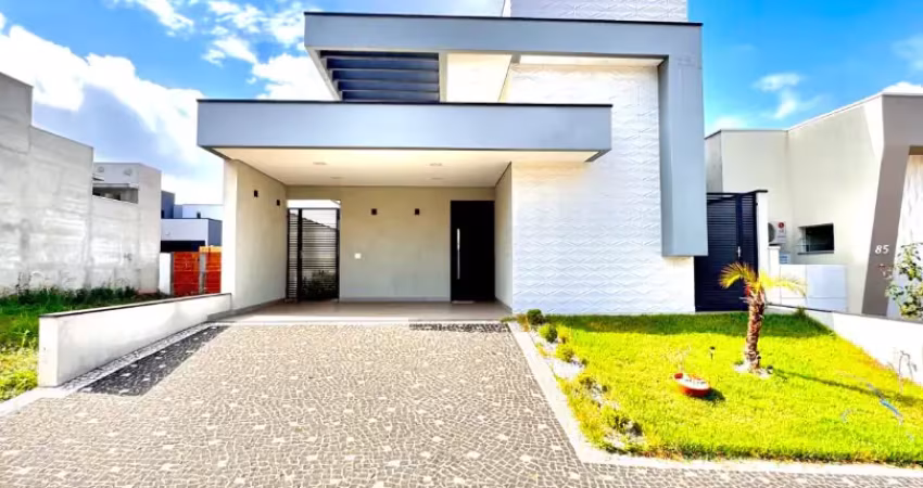 Casa nova a venda no condomínio santa mônica iii - mogi guaçu/ sp