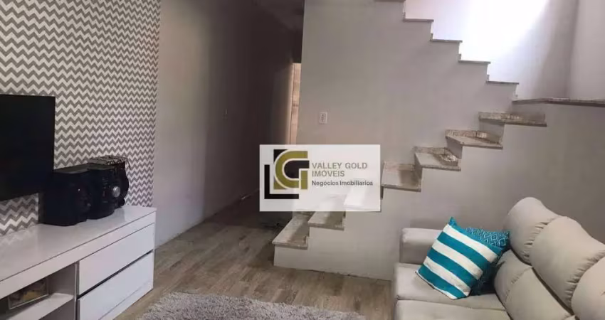 Sobrado com 4 dormitórios à venda, 128 m² por r$ 500.000,00 - residencial gazzo - são josé dos campos/sp