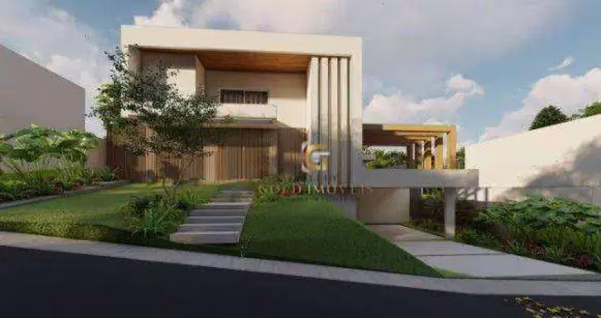 Sobrado com 4 dormitórios à venda, 500 m² por r$ 2.990.000,00 - condomínio residencial colinas do paratehy - são josé dos campos/sp