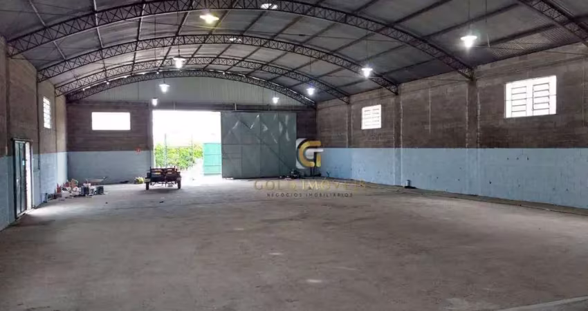 Galpão para alugar, 750 m² por r$ 19.100,00/mês - chácaras reunidas - são josé dos campos/sp