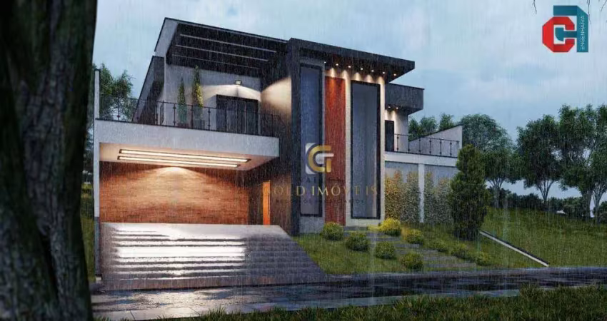 Sobrado com 3 dormitórios à venda, 400 m² por r$ 1.040.000 - condomínio parque vale dos lagos - jacareí/sp