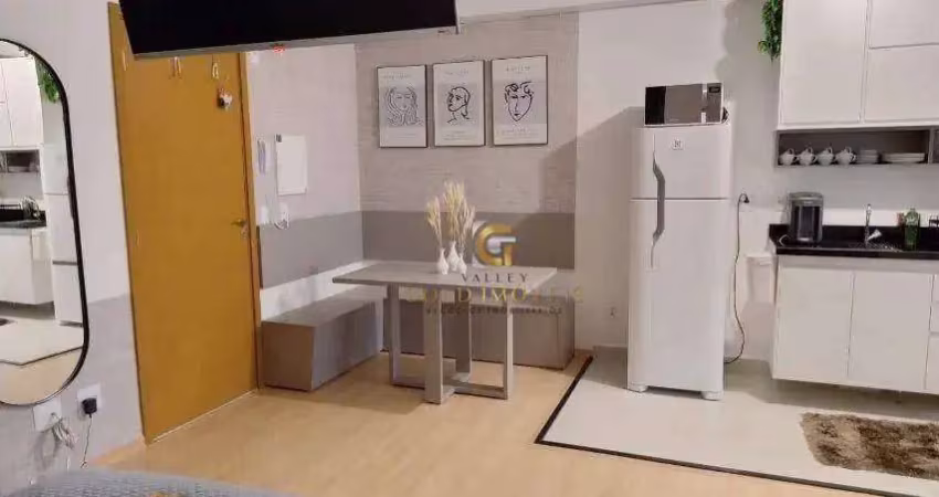 Apartamento para alugar, 40 m² por r$ 4.790,00/mês - jardim aquarius - são josé dos campos/sp