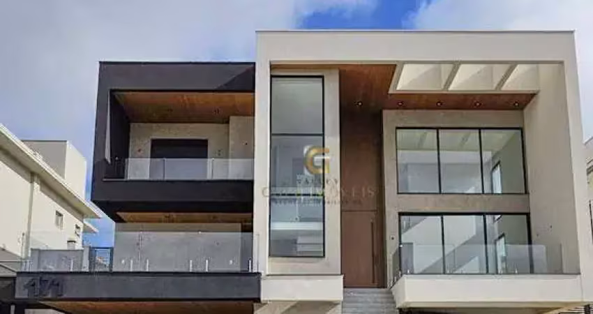 Sobrado com 4 dormitórios à venda, 437 m² por r$ 4.500.000,00 - condomínio reserva do paratehy - são josé dos campos/sp