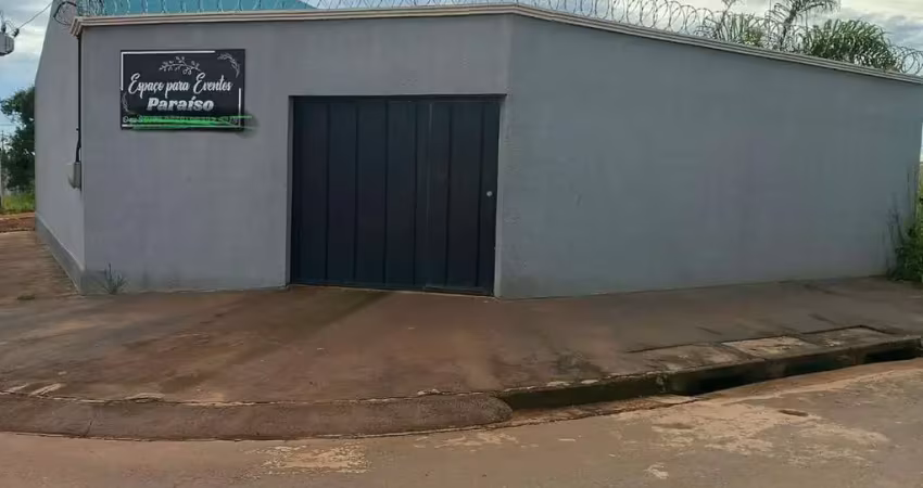 Vende se espaço de festa paraíso com 270m² no jardim scala - trindade
