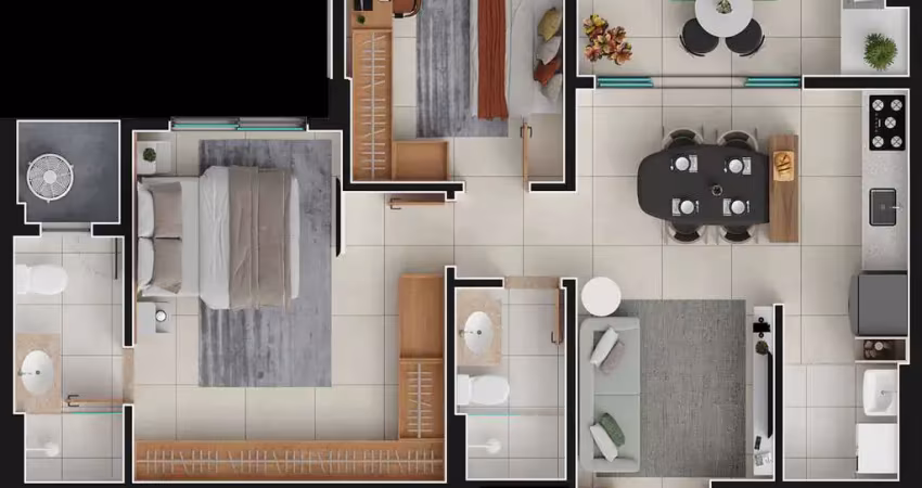 Apartamento com 2 quartos à venda na Avenida São João, 76, Alto da Glória, Goiânia