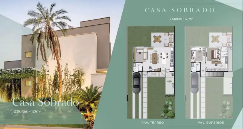 Casa em condomínio fechado com 2 quartos à venda na JBC 02, Jardins Berlim, Senador Canedo