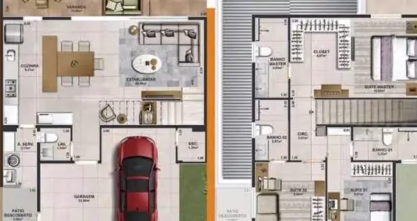 Casa em condomínio fechado com 3 quartos à venda na Aparecida de Goiânia, GO, Brasil, Residencial Jardins Lyon, Aparecida de Goiânia