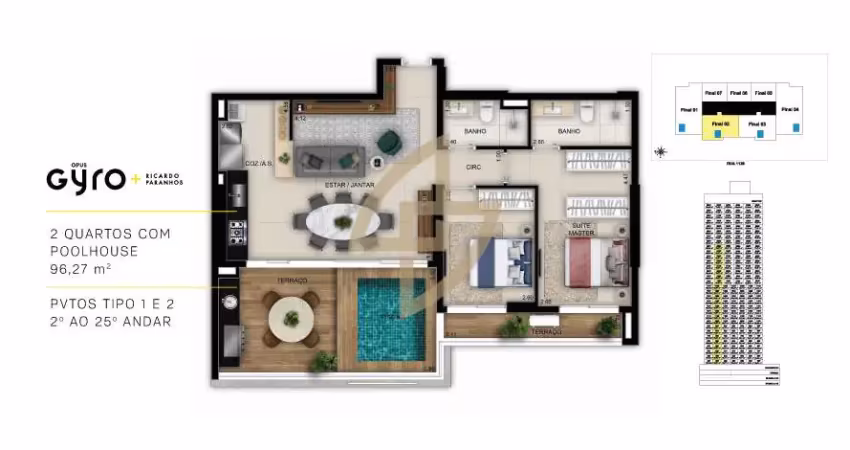 Apartamento com 2 quartos à venda na Rua 1128, Setor Marista, Goiânia