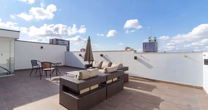 Cobertura no bacacheri- e quartos(1suíte) 2 vagas, terraço amplo.