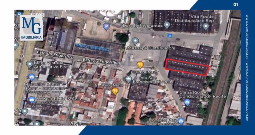 Galpão imbiribeira - 1.600 m² - indústria para alugar no bairro imbiribeira em recife/pe