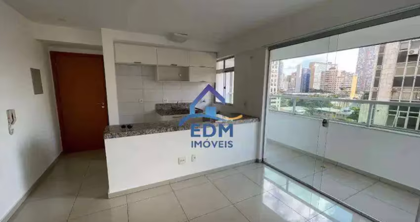 Apartamento para aluguel, 1 quarto, 1 suíte, 1 vaga, centro - belo horizonte