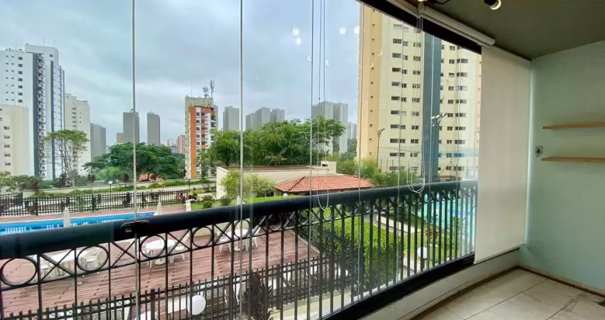 Conforto e lazer completo: 112 m² com 3 dormitórios (2 suítes), varanda, piscina, academia e segura